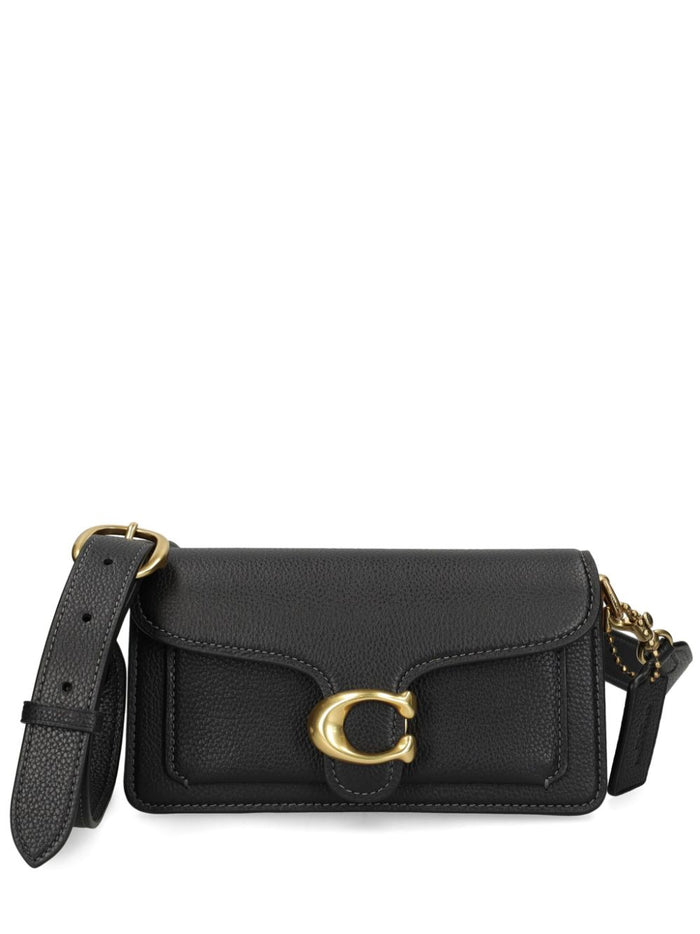 Coach Polished Pebble Leather Tabby Shoulder B