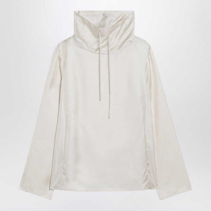 Loulou Studio  Ivory Cyna Silk Blouse