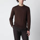 Drumohr Chocolate Brown Wool Sweater
