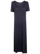 Anneclaire Jersey Linen Short Sleeves Long Dress