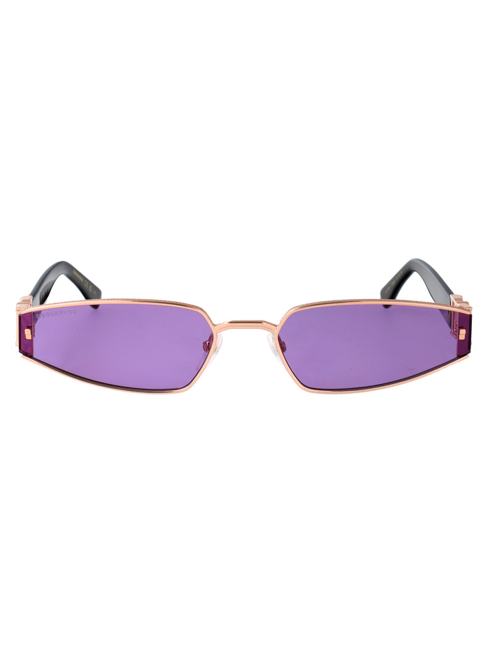Dsquared2 Gold Copper Metal Sunglasses