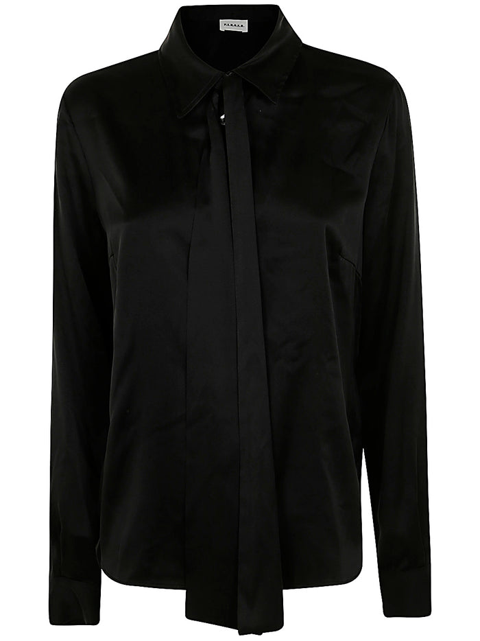 Parosh Silk Shirt With Ribbon