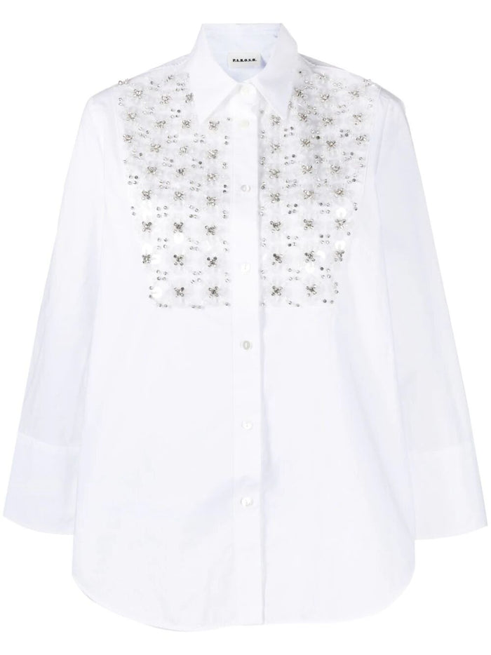 Parosh Shirt With Swarovsky