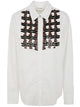 Parosh Sequined Plastron Shirt