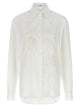 Ermanno Scervino Embroidery Cotton Shirt