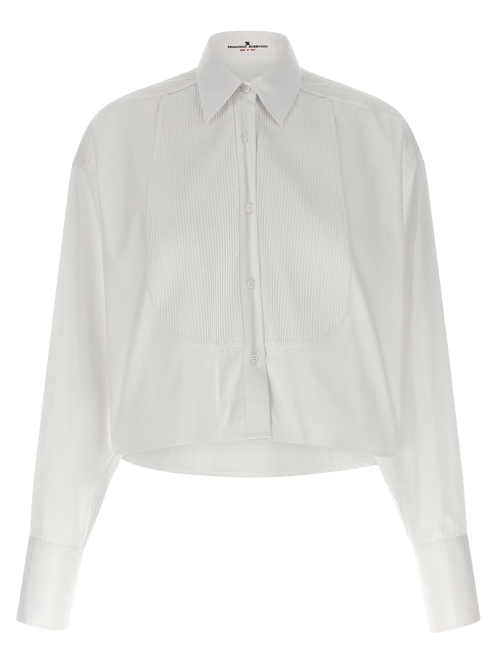 Ermanno Scervino Plastron Shirt