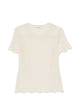 Ermanno Scervino White Polyester-Blend Top