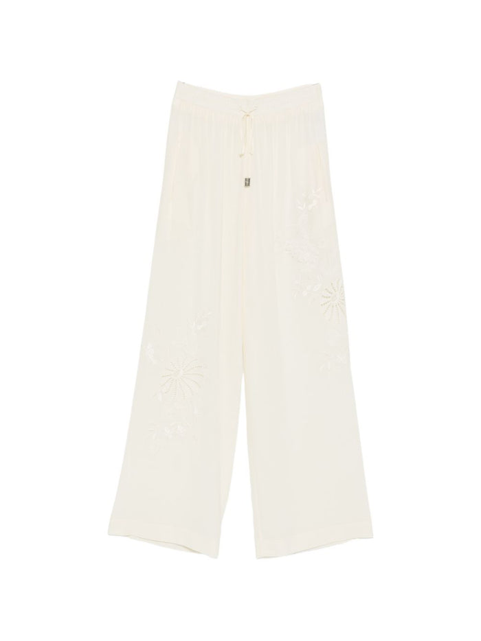 Ermanno Scervino Silk Pajama Trousers