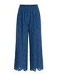 Ermanno Scervino Blue Cotton Pants