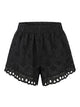 Ermanno Scervino Black Cotton Shorts