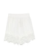 Ermanno Scervino Embroidered Linen Shorts