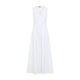 Ermanno Scervino White Sleeveless Maxi Dress