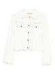 Ermanno Scervino White Cotton Modal Elastan Jacket