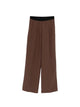Ermanno Brown Viscose Pants