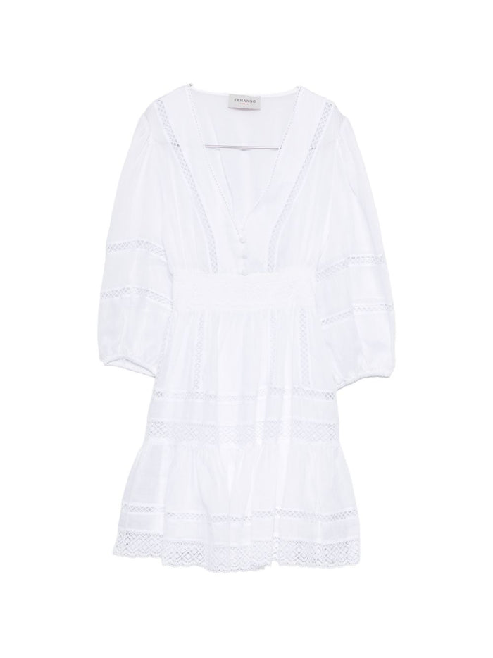 Ermanno Cotton Short Dress