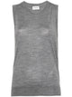 Parosh Sleeveless Crew Neck Sweater