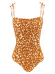 Kiton One-Piece Swimsuit Off The Shoulder