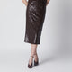 P.a.r.o.s.h. Brown Sequin Pencil Skirt
