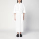 P.a.r.o.s.h. White Chemise Dress In Cotton