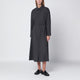 Parosh  Anthracite Grey Belted Shirt Dress