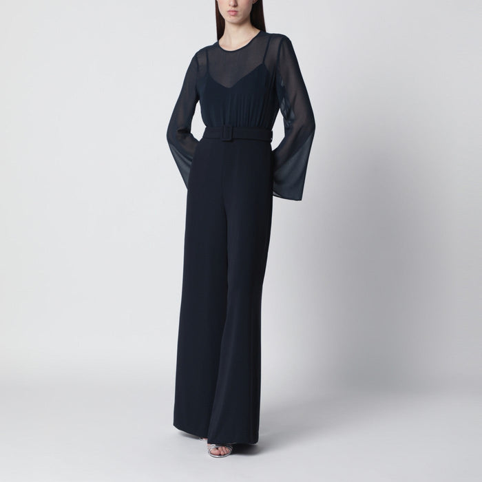P.a.r.o.s.h. Blue Jumpsuit With Belt