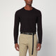 Drumohr Brown Lambswool Sweater