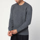 Drumohr Grey Lambswool Sweater