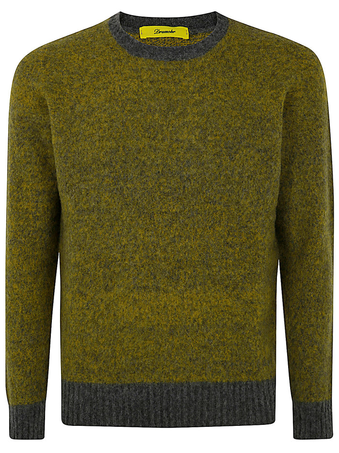 Drumohr Long Sleeve Crew Neck Sweater