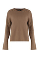 S Max Mara Crew Neck Sweater Damasco In Wool And Cashmere