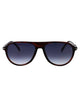 David Beckham Brown Horn Acetate Sunglasses
