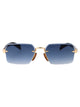 David Beckham Gold Black 2 Metal Sunglasses