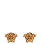 Versace Studded Medusa Earrings.