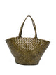 Dragon Difussion Kaki Buffalo Calf Leather Handbag
