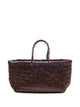 Dragon Difussion Brown Buffalo Leather Handbag