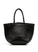 Dragon Difussion Black Calf Leather Handbag