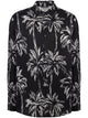 Balmain Palm Print Satin Shirt