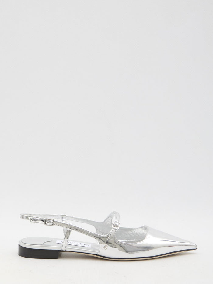 Jimmy Choo Leather Flat Shoes Crafted Ele