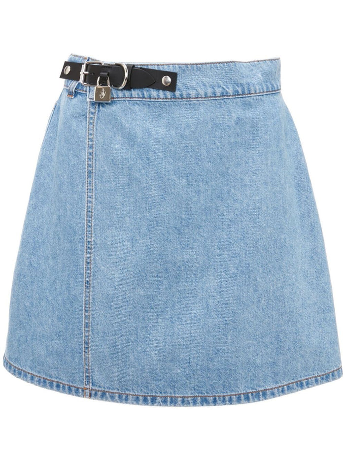 Jw Anderson Padlock Strap Mini Skirt