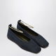 Maria Luca  Navy Blue Denim Augusta Ballerina