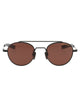 Dita Eyewear Matte Black / Brown Polar Acetate + Metal Sunglasses