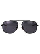Dita Eyewear Matte Black Metal Sunglasses