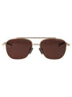 Dita Eyewear Gold Sand Metal Sunglasses