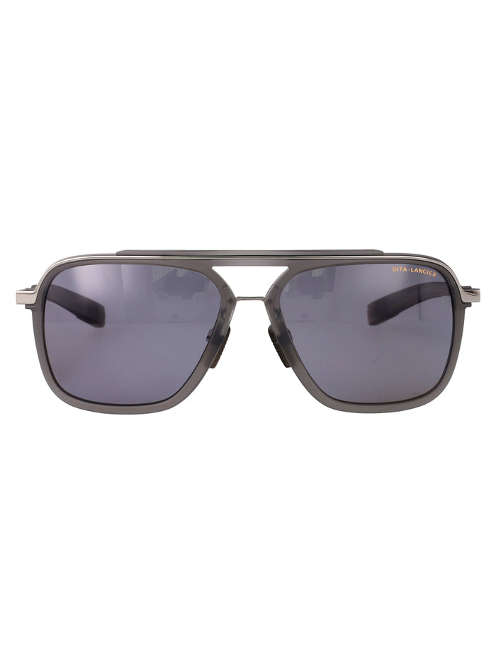 Dita Eyewear Grey Metal/Acetate Sunglasses