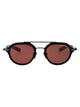 Dita Eyewear -  Gun Metal/Acetate Sunglasses