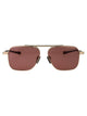 Dita Eyewear Sand - Copperhead Brown Metal/Acetate Sunglasses
