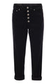 Dondup Koons - Multi-Striped Velvet Trousers With Jewelled Buttons
