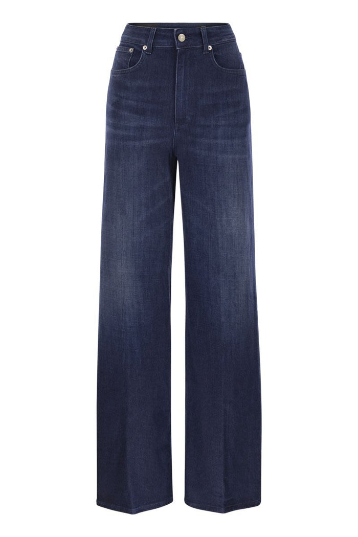 Dondup Beatrix - Five-Pocket Wide-Leg Jeans