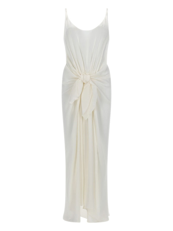 Jw Anderson Long Dress With Knot