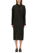 Lemaire Straight Collar Twisted Dress