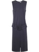 Patou Belted Midi Dress